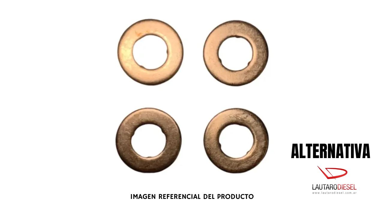 Arandela base inyector apoyo 1,50mm, 7x13x1,5 | 00536