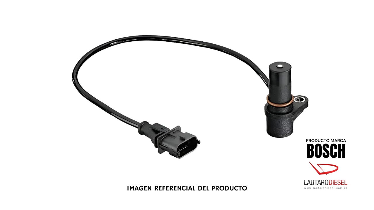 Sensor rotacion RPM cigueñal Bosch S10 MWM 2.8 | 961200670014 0282002717