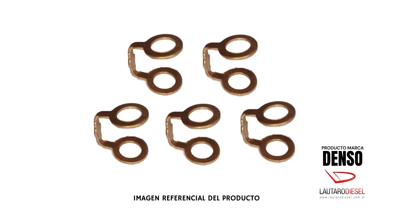 Arandela tipo anteojo para inyector Denso Toyota Hilux 2016 | 06332