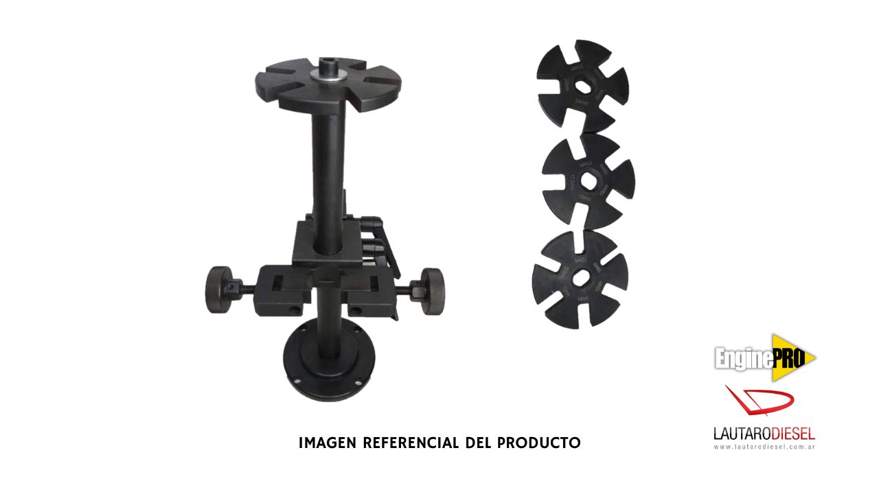 Soporte tipo flip EnginePro para desmontar inyectores Bosch, Denso, Delphi Stand para desmontaje de inyector | 1061 1061H