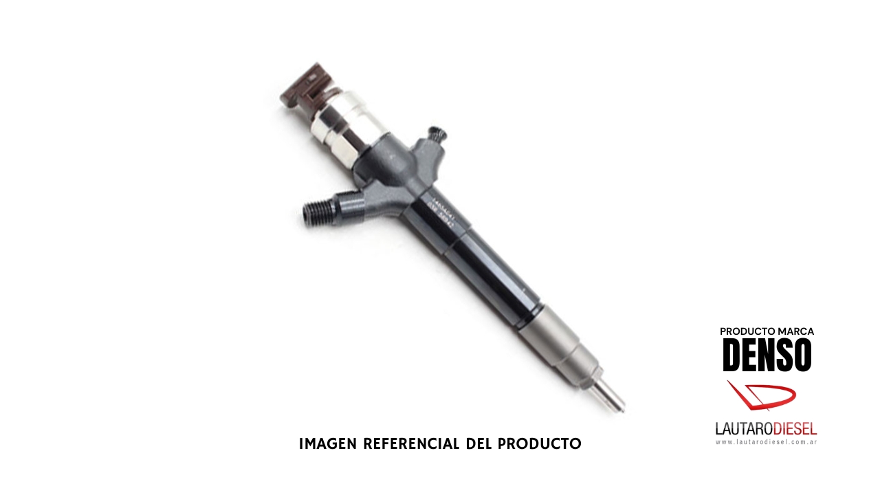 Inyector Denso / Mitsubishi Genuine Parts L200 Triton 2,5 2G cabeza 90 | 1465A041