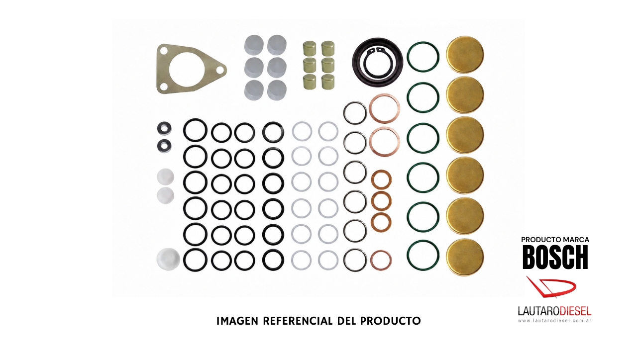 Kit de reparo Bosch con juntas bomba inyectora serie P 8000 | 2417010021
