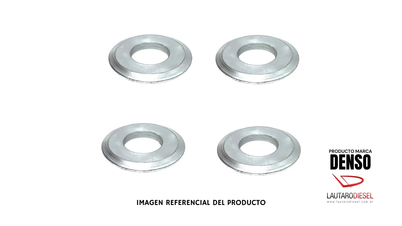 Arandela base inyector apoyo para inyector Denso Toyota Hilux D4D 2,5 3,0 2mm | 40047 644