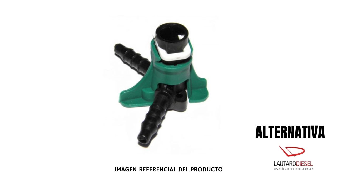 Conector para retorno para inyector siemens o bosch 1,6 hdi 308 408 c4 picasso dos via prk6043.