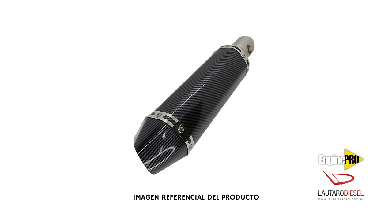 Escape para motocicletas tipo fibra de carbono | GW-MO-EM025-2
