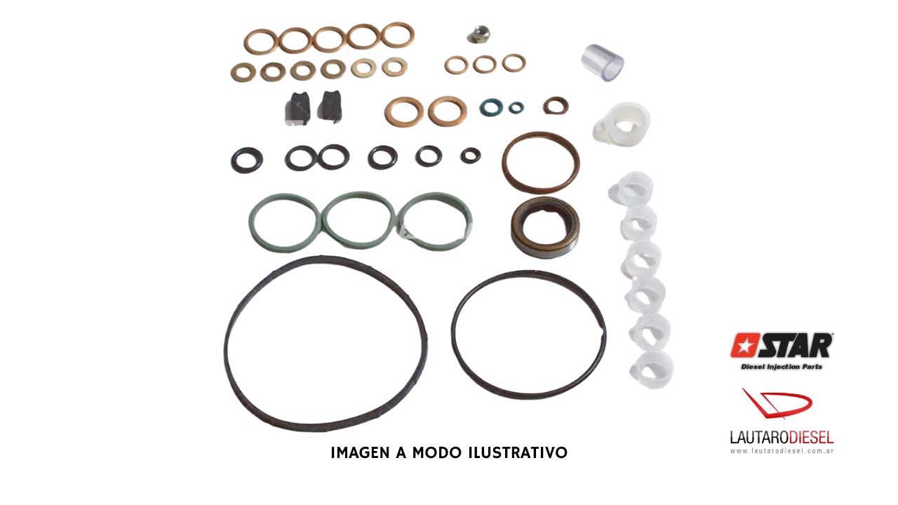 Kit reparo bomba Star Diesel | tipo VE para Toyota Hilux | VE 20X30X7 | 31487