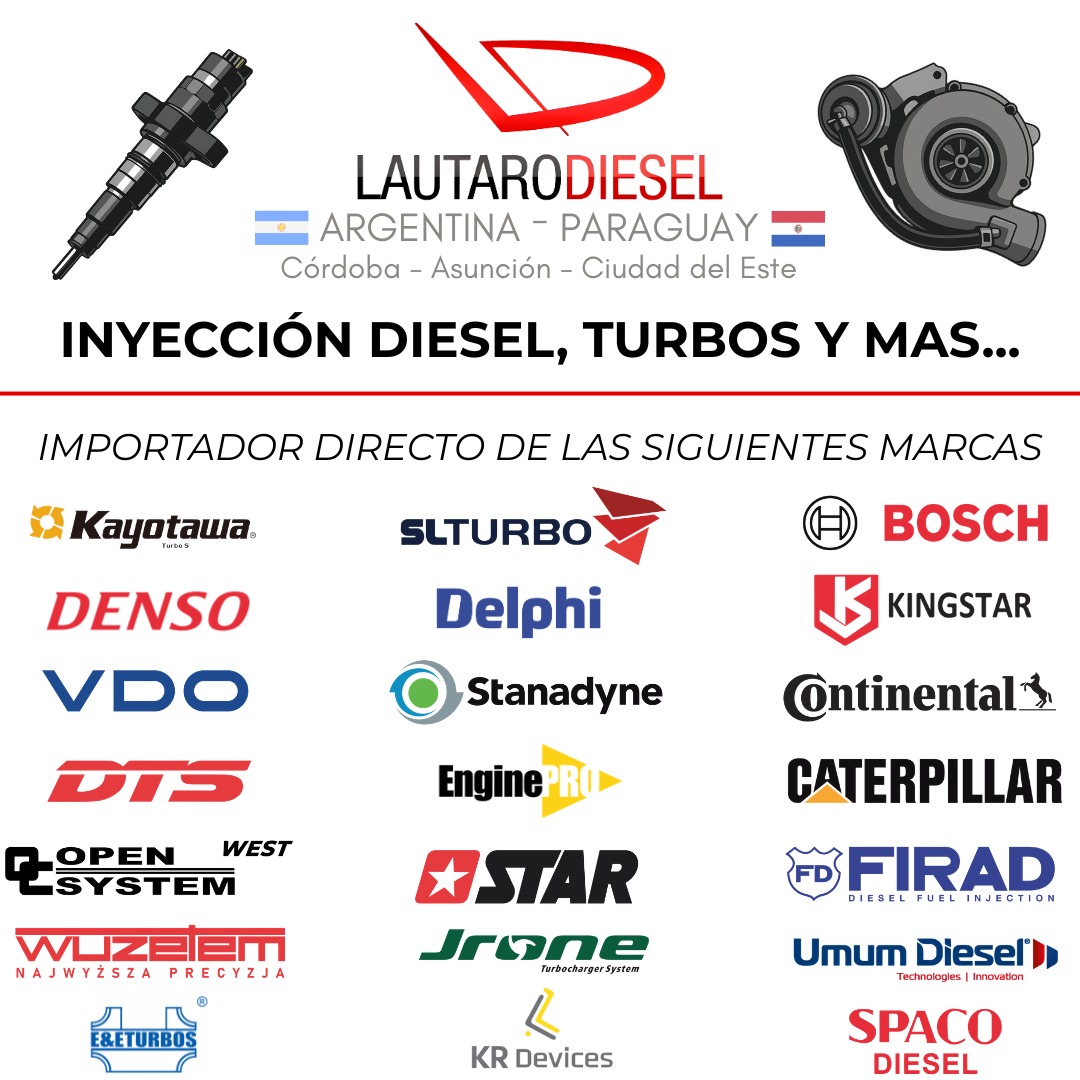 Lautaro Diesel Argentina Paraguay: inyección diésel, turbos e importador de marcas